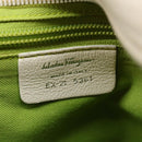 Salvatore Ferragamo Tote Bag Vinyl Beige 293578 Auth 70358-12