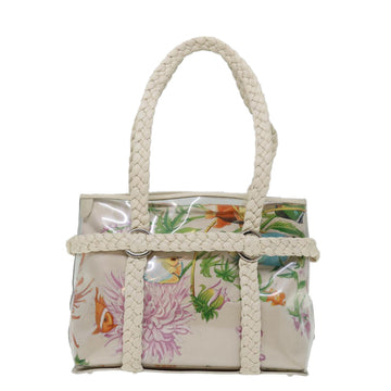 Salvatore Ferragamo Tote Bag Vinyl Beige 293578 Auth 70358 - 0