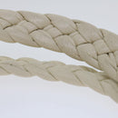 Salvatore Ferragamo Tote Bag Vinyl Beige 293578 Auth 70358-8