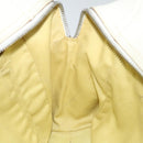 Salvatore Ferragamo Gancini Shoulder Bag Leather White Auth 70361-19