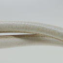 Salvatore Ferragamo Gancini Shoulder Bag Leather White Auth 70361-8