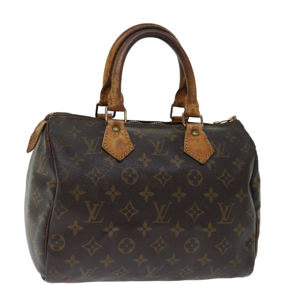 LOUIS VUITTON Monogram Speedy 25 Hand Bag M41528 LV Auth 70366