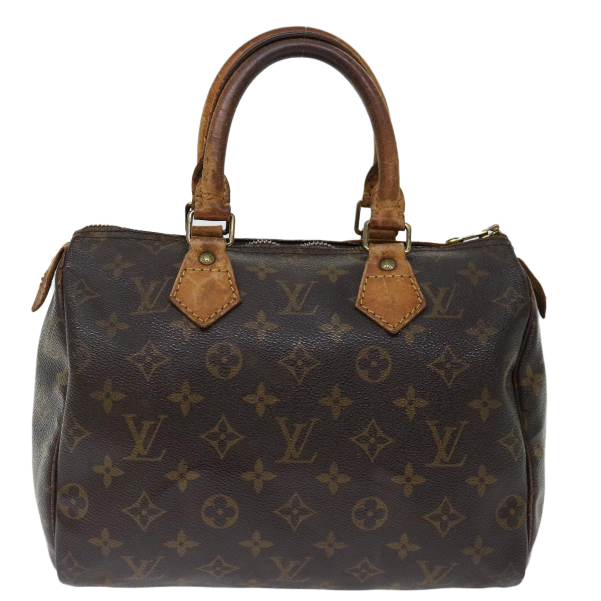 LOUIS VUITTON Monogram Speedy 25 Hand Bag M41528 LV Auth 70366