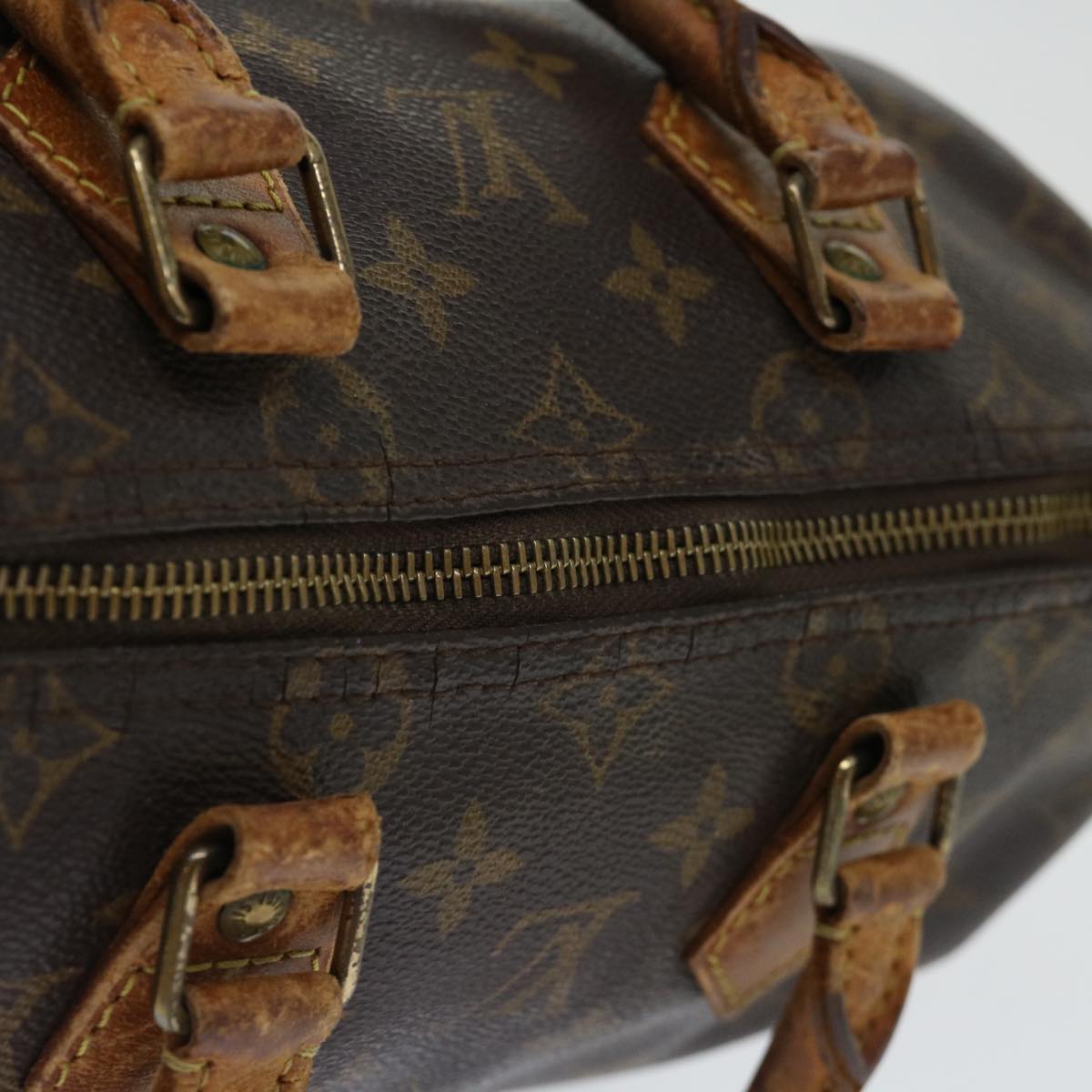 LOUIS VUITTON Monogram Speedy 25 Hand Bag M41528 LV Auth 70366