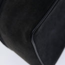 GUCCI Vanity Cosmetic Pouch Suede Black 032 1705 0140 Auth 70384-15