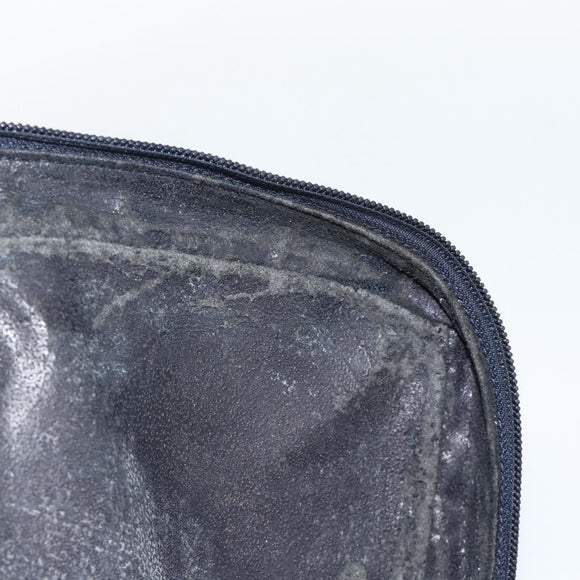 GUCCI Vanity Cosmetic Pouch Suede Black 032 1705 0140 Auth 70384