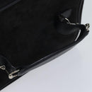 GUCCI Vanity Cosmetic Pouch Suede Black 032 1705 0140 Auth 70384-7