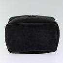 GUCCI Vanity Cosmetic Pouch Suede Black 032 1705 0140 Auth 70384-5