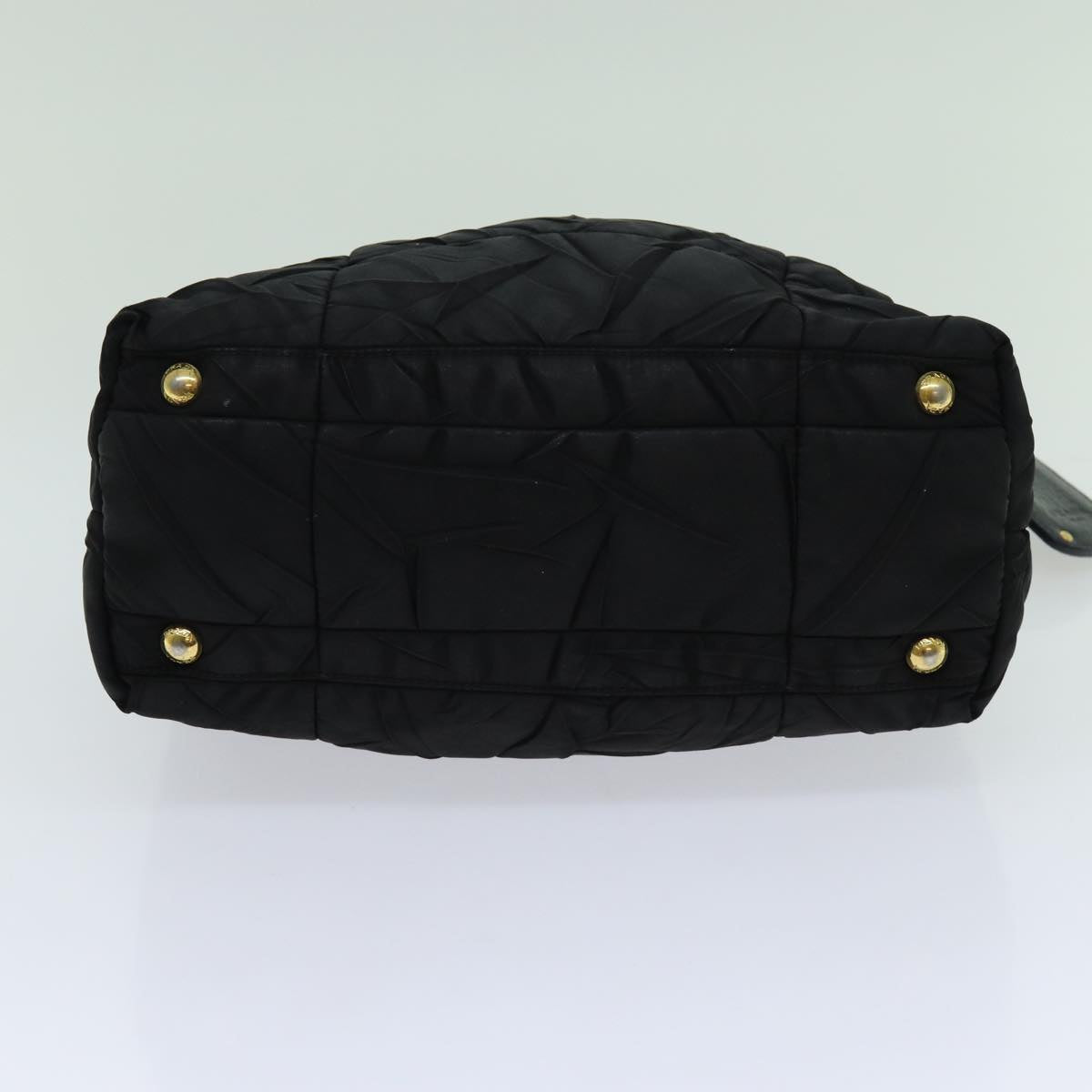 PRADA Shoulder Bag Nylon Black Auth 70387