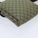 GUCCI GG Supreme Shoulder Bag PVC Beige 223666 Auth 70394-17