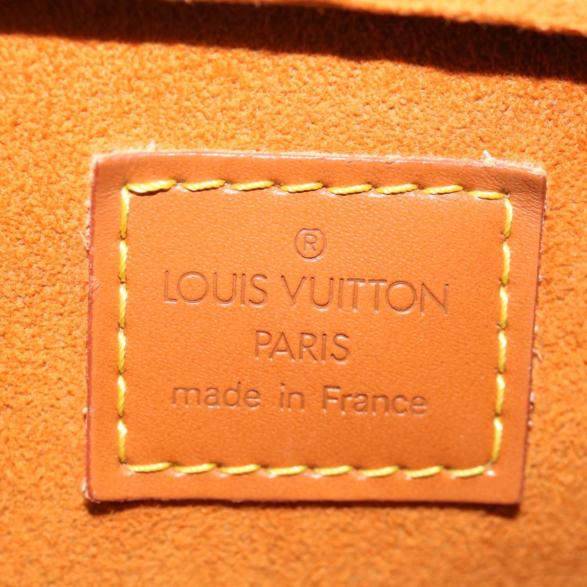 LOUIS VUITTON Epi Pont Neuf Hand Bag Brown M52053 LV Auth 70426