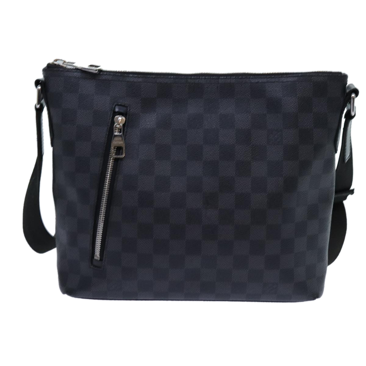 LOUIS VUITTON Damier Graphite Mick PM Shoulder Bag N40003 LV Auth 70438