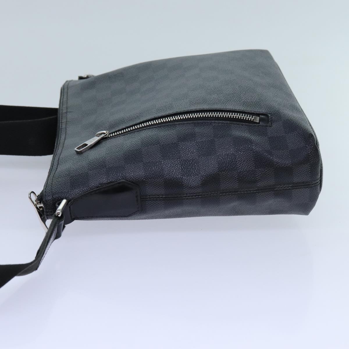 LOUIS VUITTON Damier Graphite Mick PM Shoulder Bag N40003 LV Auth 70438