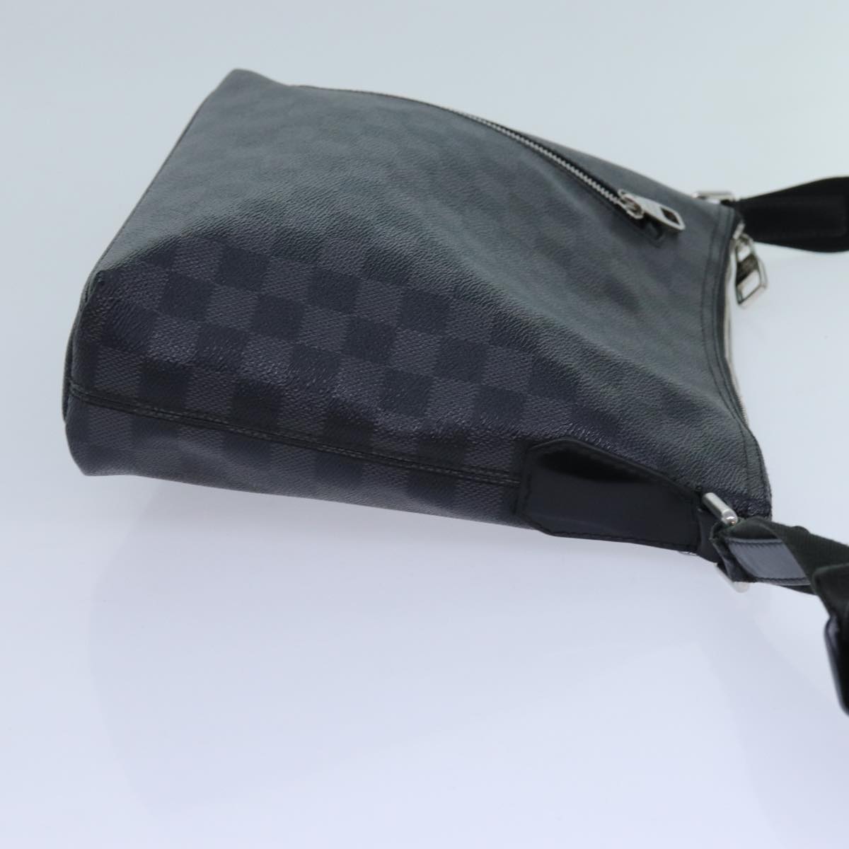 LOUIS VUITTON Damier Graphite Mick PM Shoulder Bag N40003 LV Auth 70438