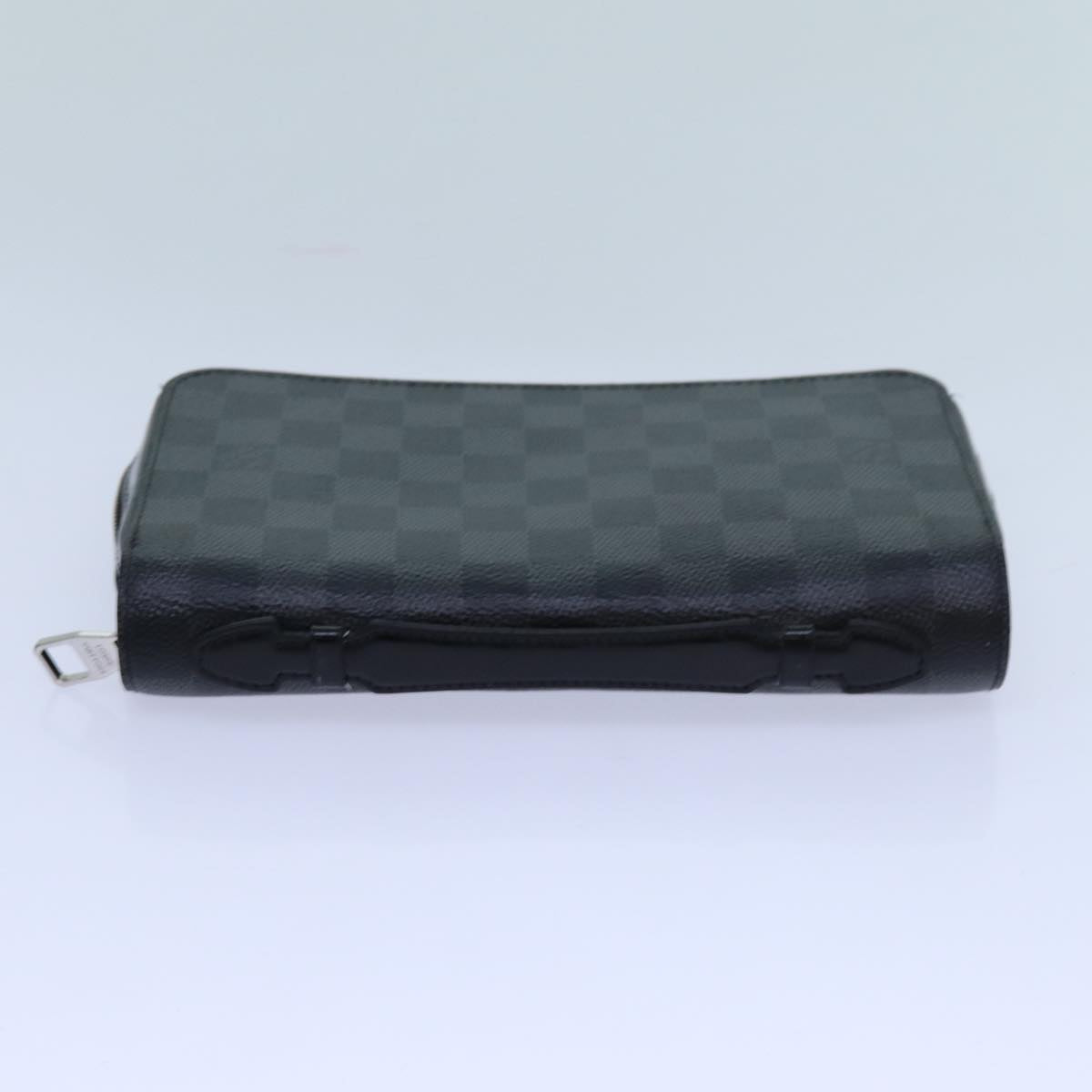 LOUIS VUITTON Damier Graphite Zippy XL Wallet N41503 LV Auth 70440