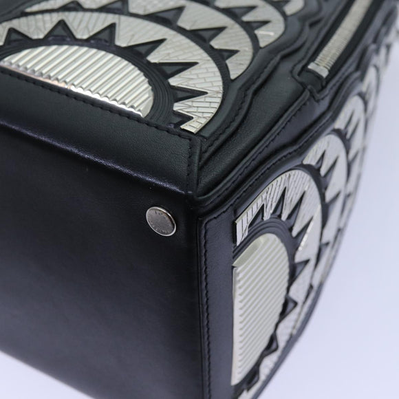 LOUIS VUITTON LV Buildings Minodiere Hand Bag Black M55728 LV Auth 70445SM