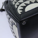 LOUIS VUITTON LV Buildings Minodiere Hand Bag Black M55728 LV Auth 70445SM-18