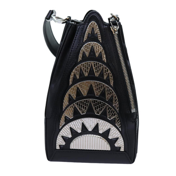 LOUIS VUITTON LV Buildings Minodiere Hand Bag Black M55728 LV Auth 70445SM