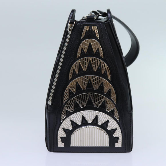 LOUIS VUITTON LV Buildings Minodiere Hand Bag Black M55728 LV Auth 70445SM