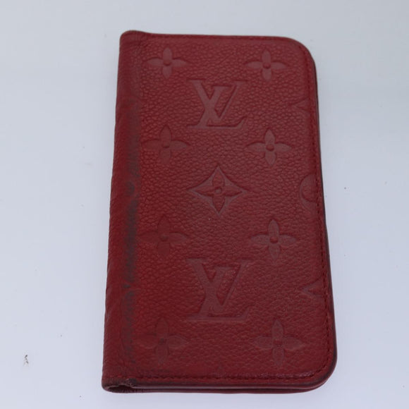LOUIS VUITTON Monogram Eclipse Epi iPhone Case 9 Set LV Auth 70464