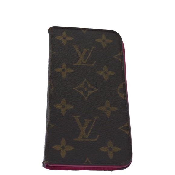 LOUIS VUITTON Monogram Eclipse Epi iPhone Case 9 Set LV Auth 70464