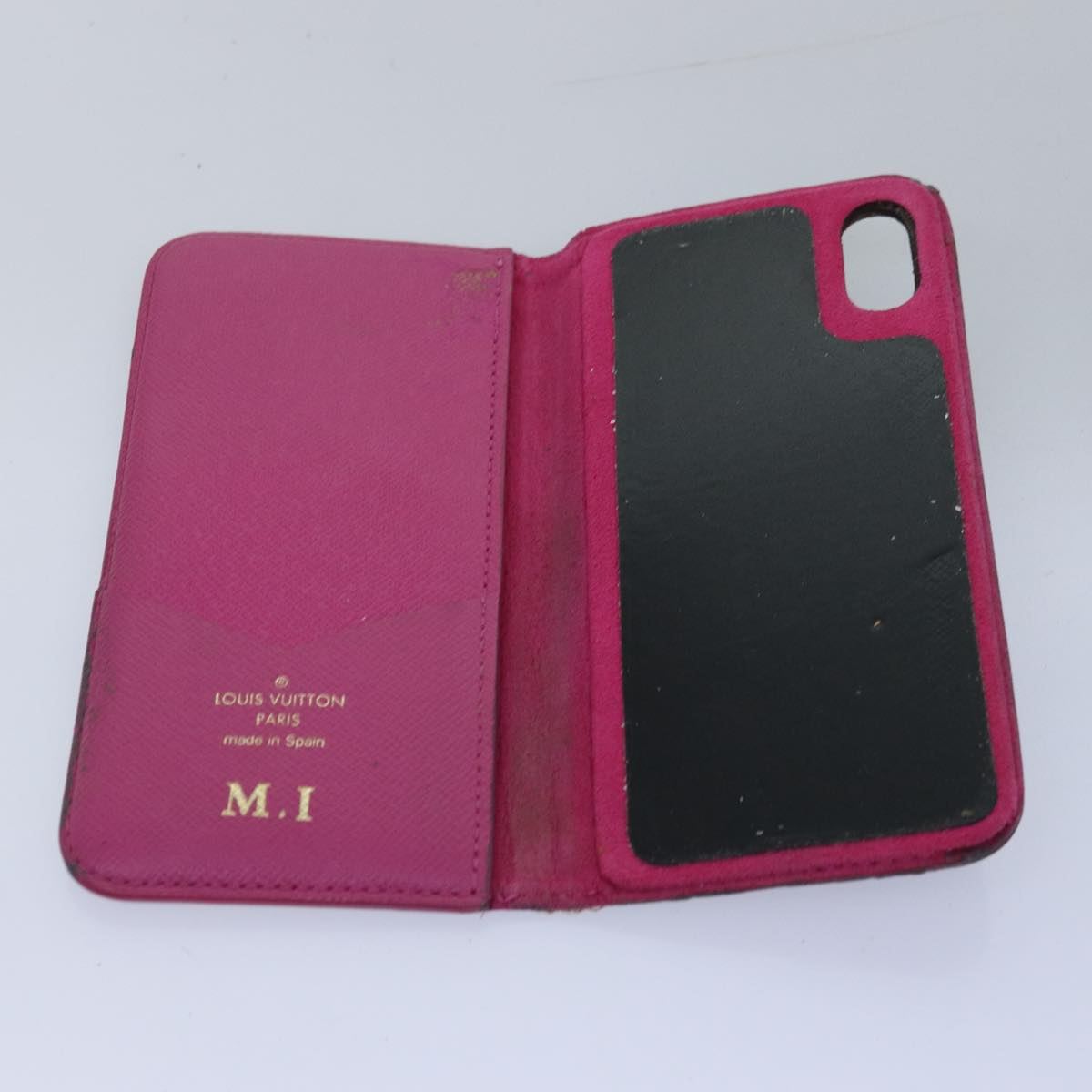 LOUIS VUITTON Monogram Eclipse Epi iPhone Case 9Set LV Auth 70464