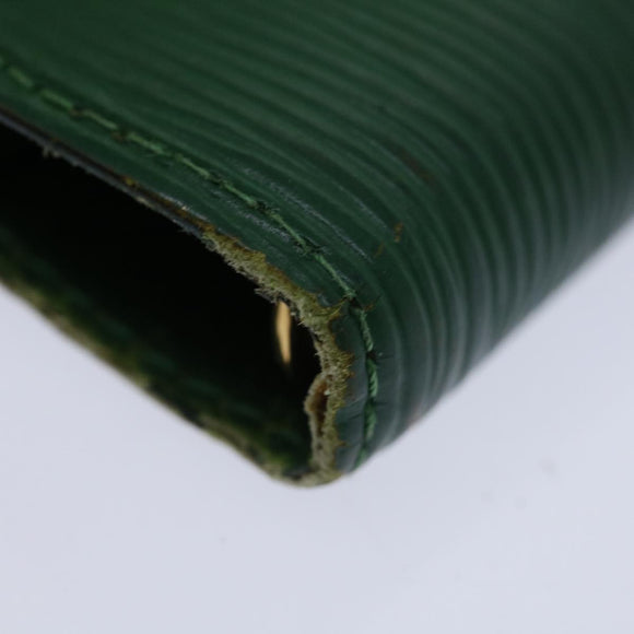 LOUIS VUITTON Epi Agenda PM Day Planner Cover Green R20054 LV Auth 70466