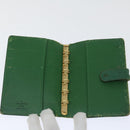 LOUIS VUITTON Epi Agenda PM Day Planner Cover Green R20054 LV Auth 70466-8