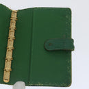 LOUIS VUITTON Epi Agenda PM Day Planner Cover Green R20054 LV Auth 70466-21