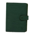 LOUIS VUITTON Epi Agenda PM Day Planner Cover Green R20054 LV Auth 70466-13