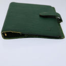 LOUIS VUITTON Epi Agenda PM Day Planner Cover Green R20054 LV Auth 70466-6