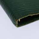 LOUIS VUITTON Epi Agenda PM Day Planner Cover Green R20054 LV Auth 70466-14