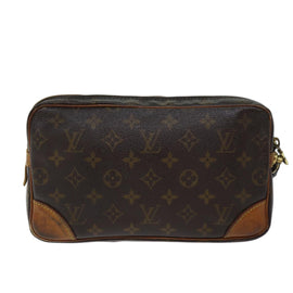 LOUIS VUITTON Monogram Marly Dragonne GM Clutch Bag M51825 LV Auth 70473 - 0