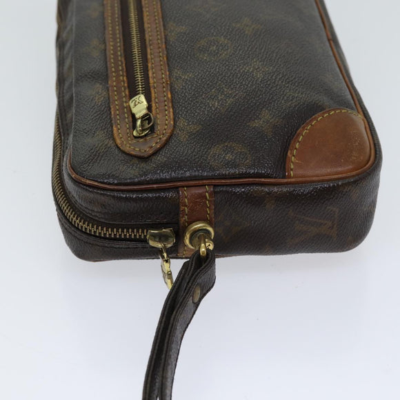 LOUIS VUITTON Monogram Marly Dragonne GM Clutch Bag M51825 LV Auth 70473