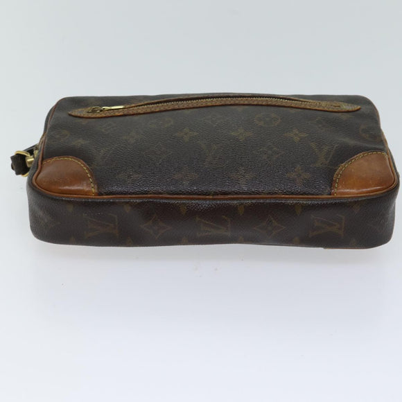 LOUIS VUITTON Monogram Marly Dragonne GM Clutch Bag M51825 LV Auth 70473