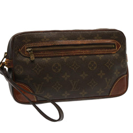 LOUIS VUITTON Monogram Marly Dragonne GM Clutch Bag M51825 LV Auth 70474