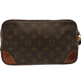 LOUIS VUITTON Monogram Marly Dragonne GM Clutch Bag M51825 LV Auth 70474 - 0