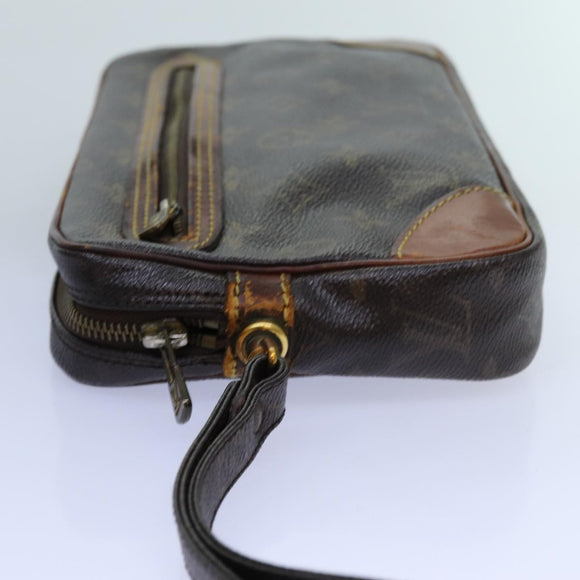 LOUIS VUITTON Monogram Marly Dragonne GM Clutch Bag M51825 LV Auth 70474