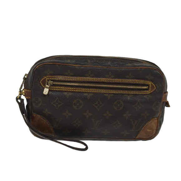 LOUIS VUITTON Monogram Marly Dragonne GM Clutch Tasche M51825 LV Auth 70475