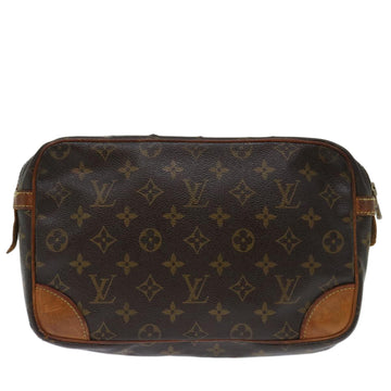 LOUIS VUITTON Monogram Compiegne 28 Clutch Bag M51845 LV Auth 70477 - 0