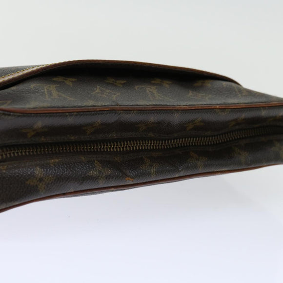 LOUIS VUITTON Monogram Compiegne 28 Clutch Bag M51845 LV Auth 70477