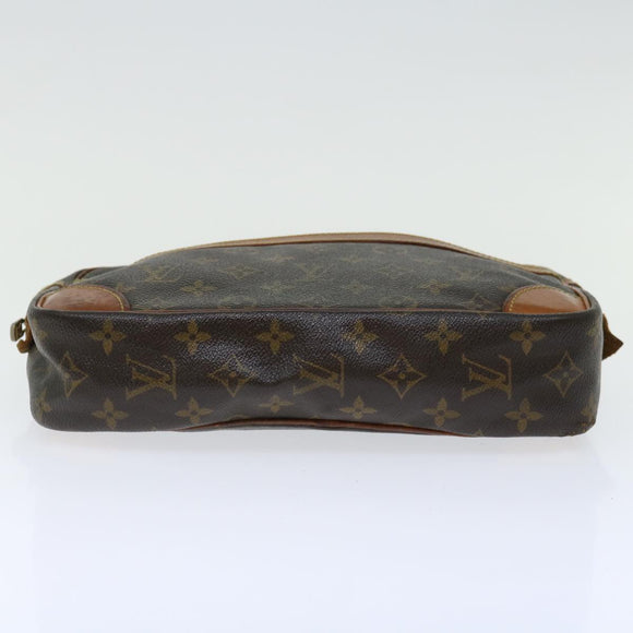 LOUIS VUITTON Monogram Compiegne 28 Clutch Bag M51845 LV Auth 70477