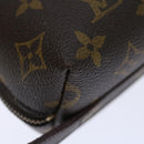 LOUIS VUITTON Monogram Trousse Demi Ronde Cosmetic Pouch M47520 LV Auth 70486-15
