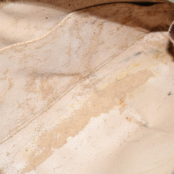 LOUIS VUITTON Monogram Trousse Demi Ronde Cosmetic Pouch M47520 LV Auth 70486