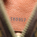 LOUIS VUITTON Monogram Trousse Demi Ronde Cosmetic Pouch M47520 LV Auth 70486-12