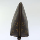 LOUIS VUITTON Monogram Trousse Demi Ronde Cosmetic Pouch M47520 LV Auth 70486-4