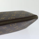 LOUIS VUITTON Monogram Trousse Demi Ronde Cosmetic Pouch M47520 LV Auth 70486-5