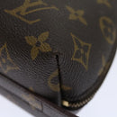 LOUIS VUITTON Monogram Trousse Demi Ronde Cosmetic Pouch M47520 LV Auth 70486-14