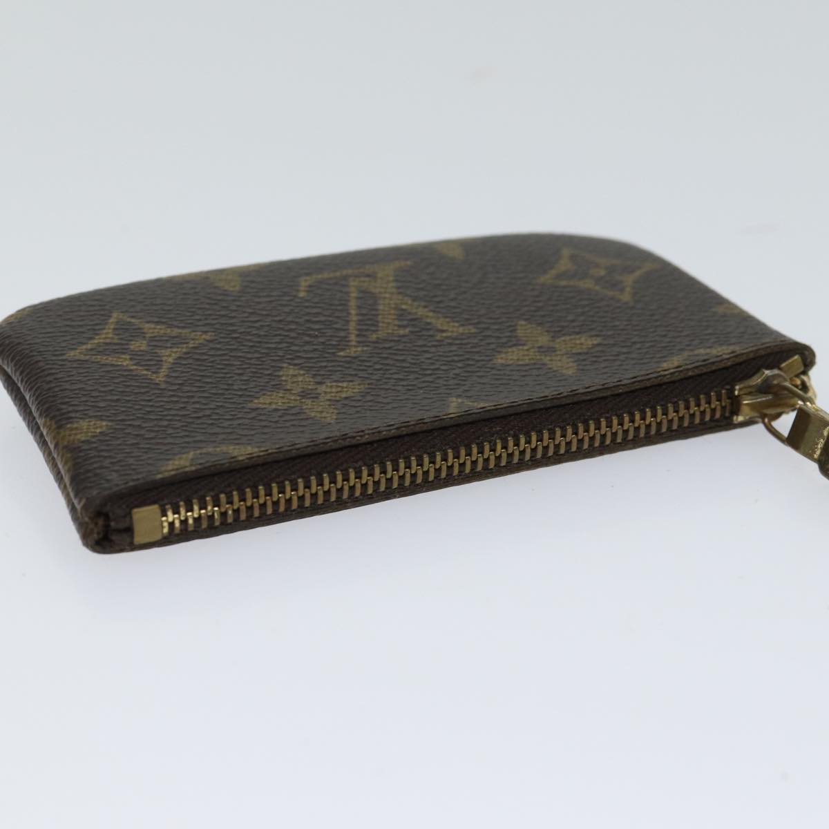 LOUIS VUITTON Monogram Pochette Cles Coin Purse M62650 LV Auth 70505