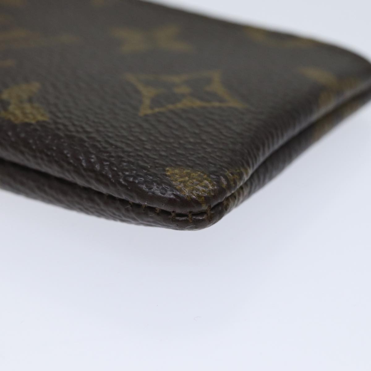 LOUIS VUITTON Monogram Pochette Cles Coin Purse M62650 LV Auth 70505